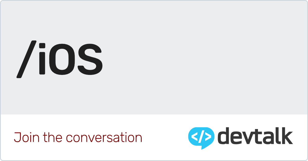 Trending in ios/learning-resources | Devtalk